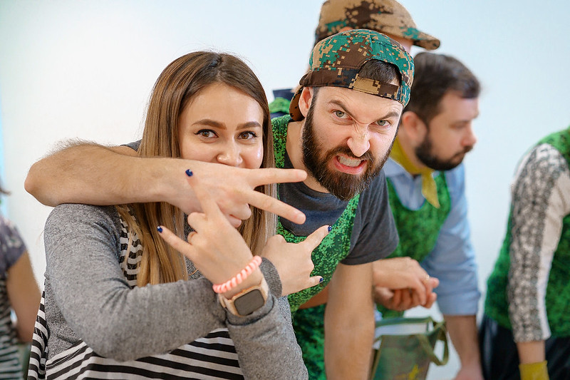 Корпоратив на День строителя в Khabarovsk с уличными активностями