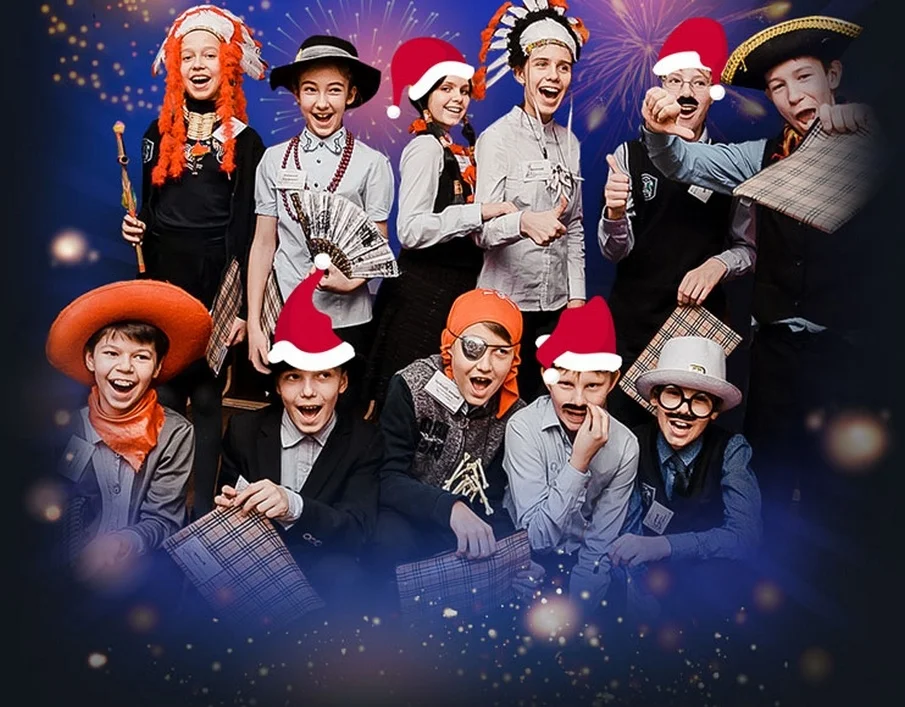 Новый год в школе в Хабаровске.