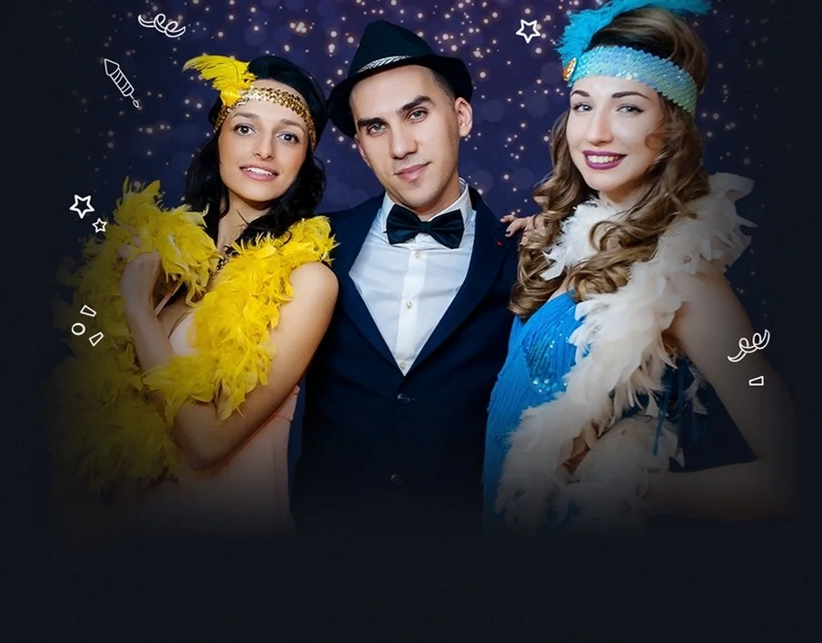 New Year's corporate party in Khabarovsk.