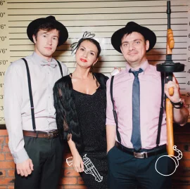 New Year's corporate party in Khabarovsk.